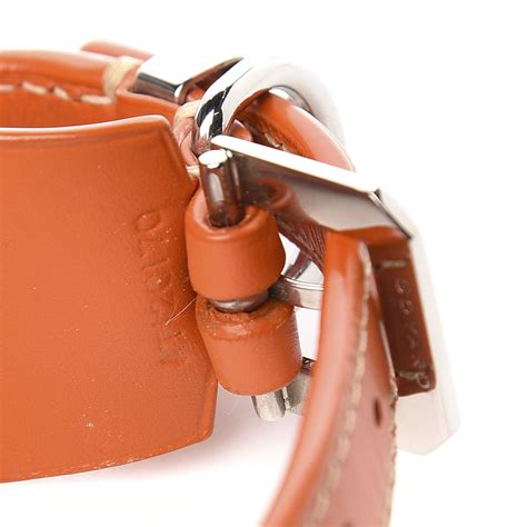 goyard orange dog collar